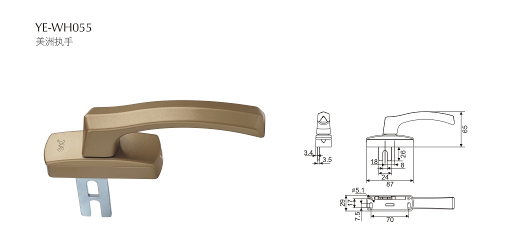 上海門(mén)窗五金YE-WH055