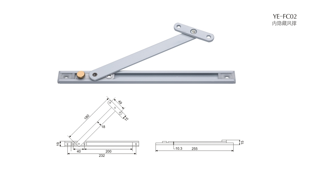 上海門窗五金風(fēng)撐YE-FC02 
